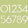 HASWARE Floating House Number 6 inch Stylish Door Numbers Alphabet