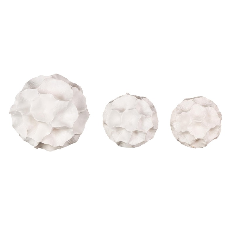 Deco 79 Resin Floral Decorative Orbs & Vase Filler Decorative
