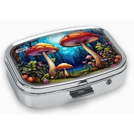 Fancy Mushroom Forest Stash Box / Pill Box
