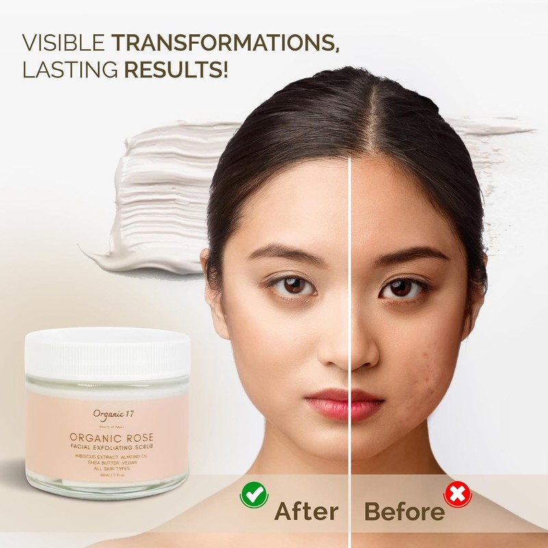 Exfoliante Facial De Rosa Con Piedra Pómez: Exfoliante Natural Para