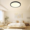 HOVENLA 24 Inch Large LED Flush Mount Ceiling Light Fixtures
