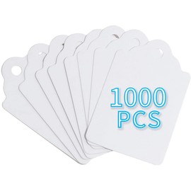 FEMELI Unstrung Marking Tags,1.75 x 1.1 Inches Price Tags,1000 Pcs White Merchandise Tags for Sale