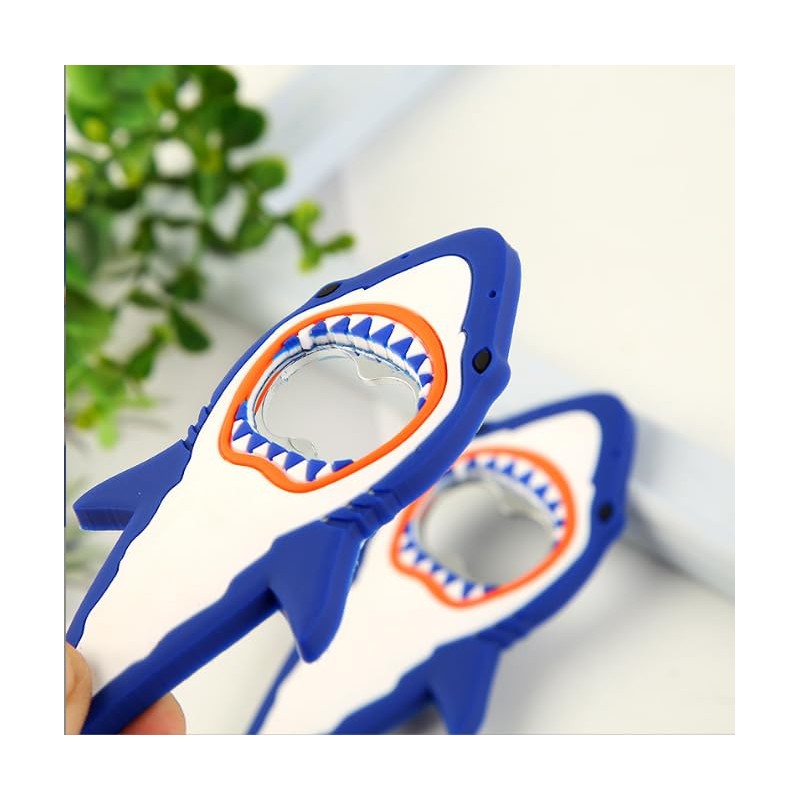 A-ITEM Shark Bottle Opener, Blue, Bottle, Magnet, Fridge, Funny, Cute,