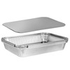 PLASTICPRO Disposable 4 LB Aluminum Takeout Tin Foil Oblong Baking