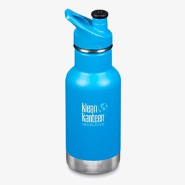 Klean Kanteen INSULATED 12oz (355ml) Kid's Classic with Sport Cap, Paper Dinos