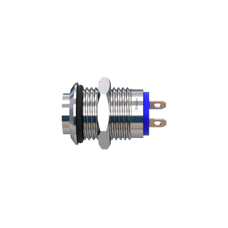 Metzler - Push Button 12mm - IP67 IK10 - Stainless