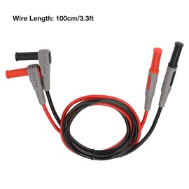 Test Banana Plug, High P1033 Banana Test Cable, Non-Slip Multimeter Cable, 100 cm