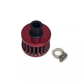 Unbranded RED 12MM RACING MINI AIR OIL BREATHER FILTER FOR MIATA MAZDA JDM