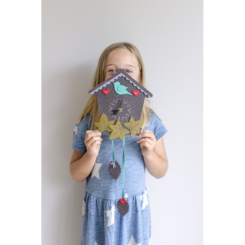 The Makery Make Your Own' Cuckoo Clock Kit, Polyester, Multi-Colour,