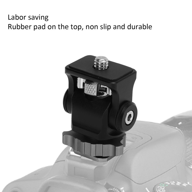 Field Monitor Swivel Mount Aluminium Alloy 1/4in Screw Interface Field