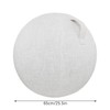55cm/65cm/75cm Cotton+Linen Protective Yoga Ball Cover Exercise Ball Protection Skin