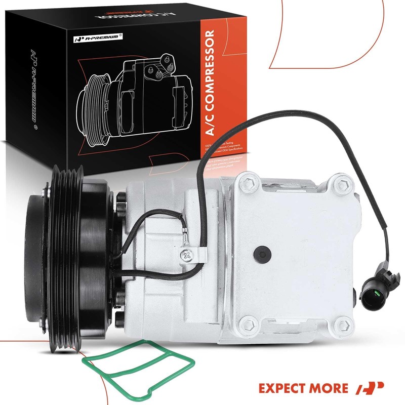 A-Premium A/C Compressor with Clutch Compatible with Kia Rio 1.6L