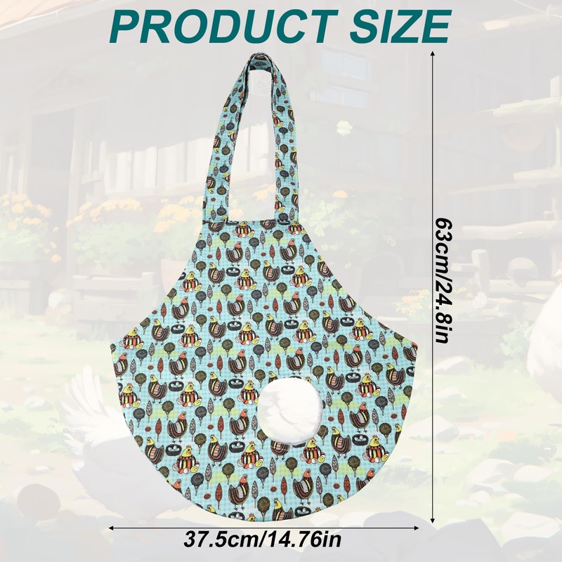 BOXOB Chicken Holder Bag, 24.8x14.76in Waterproof Hen Carrier Hand Bag