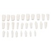 28Pcs Removable Teeth Piece Durable Plastic Removable Design False Teeth