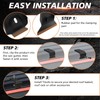 4Pcs Rain Gutter Roof Rack Mount Brackets for Wrangler JL
