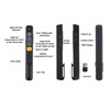 Laser Pointer Black USB Receiver Plug and Play Rechargeable Presentation