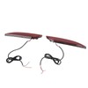 2Pcs LED Rear Bumper Reflector Light Waterproof Super Bright Long