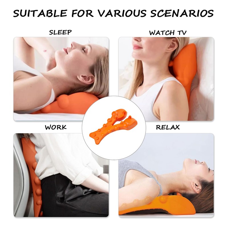 1 Piece Cervical Pillow, Spine Corrector, Cervical Massage Pillow, Shoulder