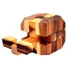 Diamond Cube Small, 3D Wooden Puzzle, Interlock Puzzle, Mind Fitness,