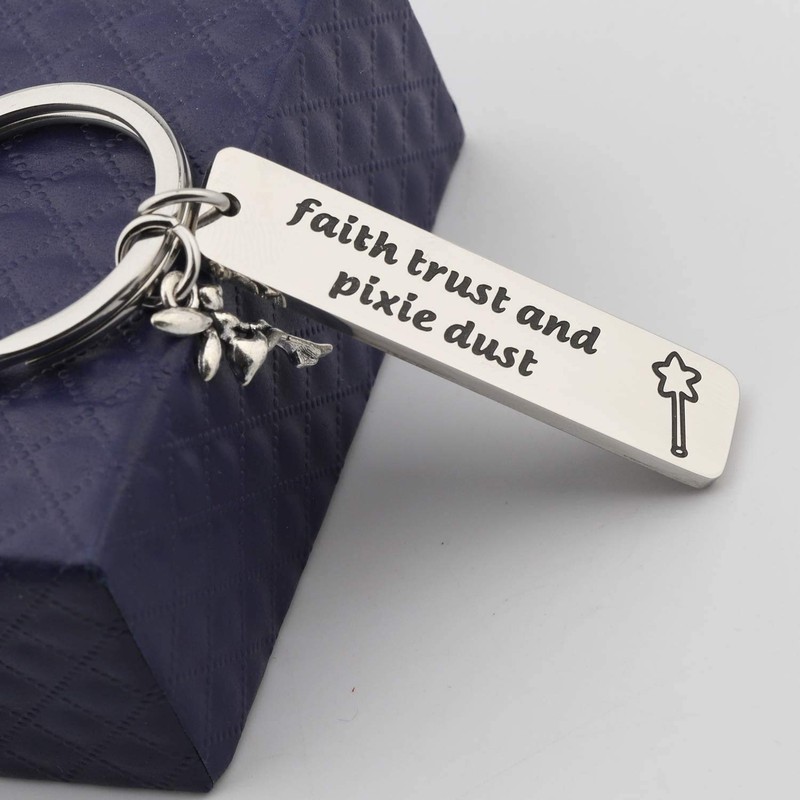 BNQL Faith Trust and Pixie Dust Charm Bracelet (keychain)