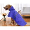 Large Dog Raincoat Adjustable Pet Waterproof Clothes Lightweight Rain Jacket