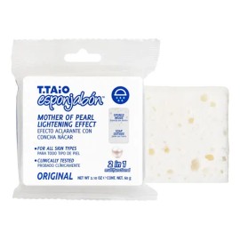 Esponjabon Concha Nacar Aclarante 2 En 1 Travel Size 60 Gr                                                                                            
