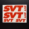 SVT Ford SVT 6-Sticker Raptor Cobra Focus Vinyl Decal Set