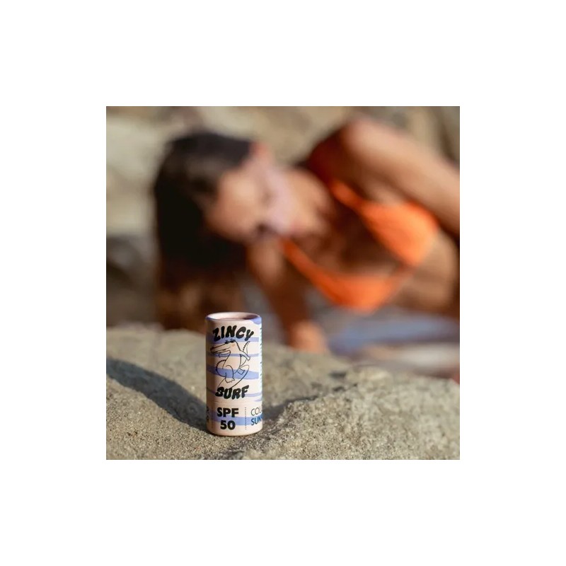 Zincy Surf Bloqueador En Barra 50 Spf Color Piel