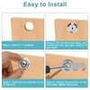 Pertinel Cam Locks Keyed Alike, 3/4" Cabinet Locks with Keys