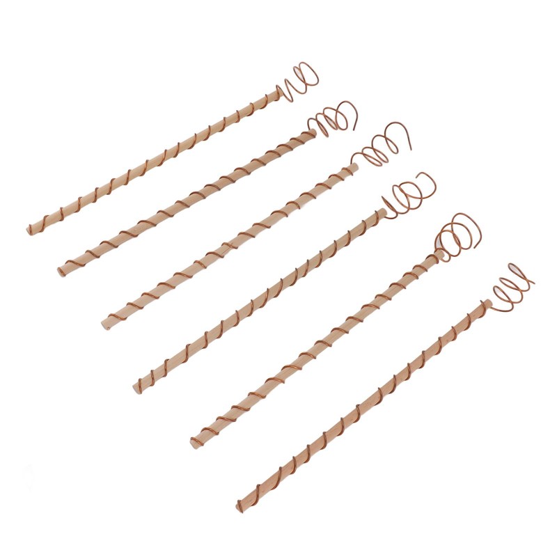6PCS Electroculture Stakes Stable Support Garden Antenna Copper Coil for