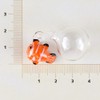 Faukart Cute Handmade Glasswork Floating Clown Fish Width: 0.8 inches