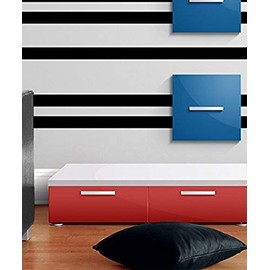 Borders Unlimited Black Simple Stripe