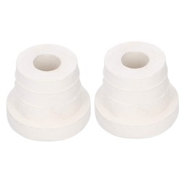 2Pcs Ladder Rubber Stopper Bumper,Replacement Safety Guard Swimming Pool Supplies,for Swimming Pool Ladders (White)