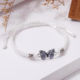 Friendship Bracelets Butterfly Bracelet Friend Ship Bracelets Bff Bracelet Matching Bracelets for Best Friends Cross Bracelet Friendship Bracelet String Bracelets Jewelry Gifts