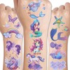 BUYUP Glitter Unicorn Temporary Tattoos for Kids - 95 Pcs,