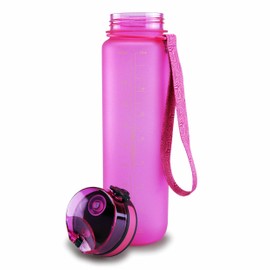 SMARDY BPA-Free Tritan Water Bottle, Water Bottle, 1000 ml, Leak-Proof Sports Bottle, Pink