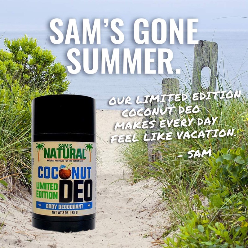 Sam's Natural Deodorant - 3 oz - Holiday Gifts -