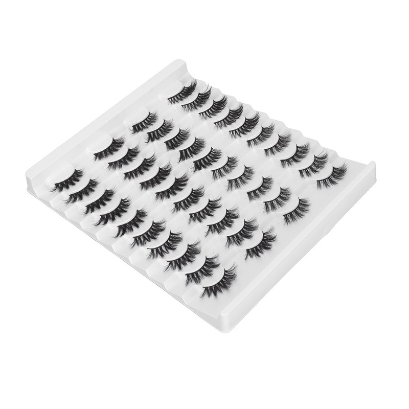 20 Pairs Mixed Half Eye False Lashes High Imitation 6D