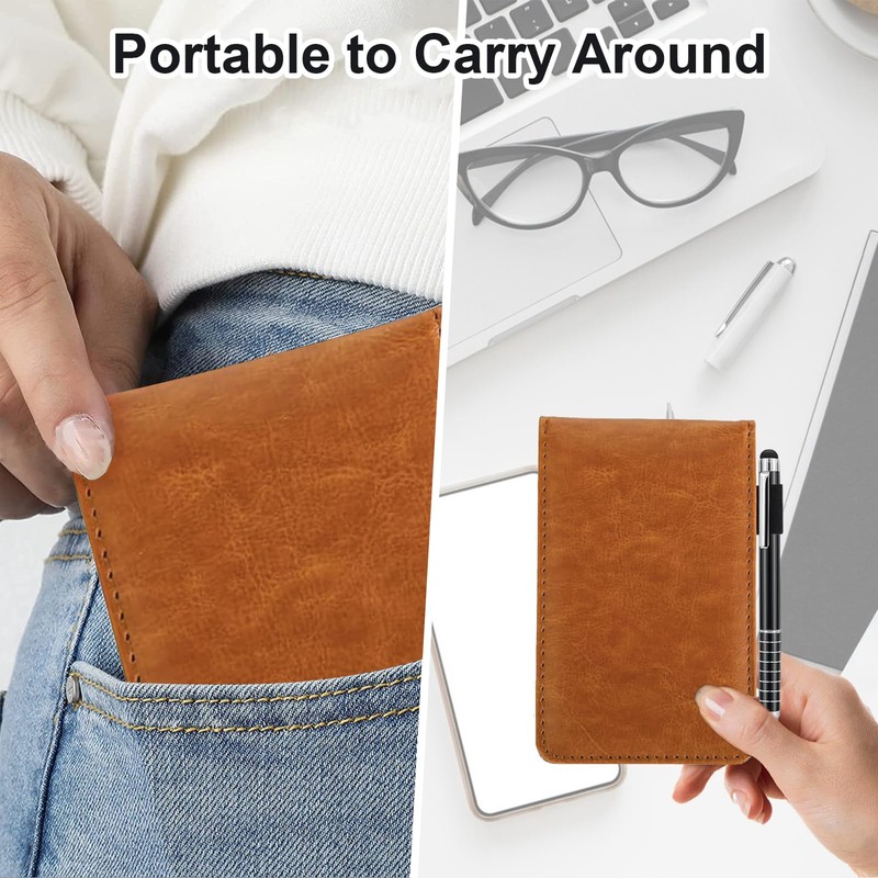 Marte Vanci Mini Pocket Notebook A7 Notepad Holder Memo Pad