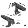 FOTGA Mini Top Handle with 1/4-20 Screws, Top Handle Side