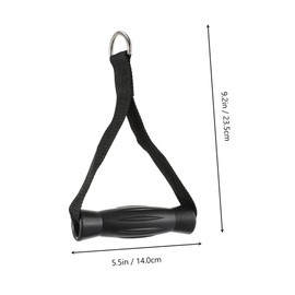 Mipcase 1pc Fitness Handle for Muscle Training Exercise Handle for Home Gym Lightweight Design Convenient Storage for Pull Down and Rowing Workouts