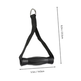 Mipcase 1pc Fitness Handle for Muscle Training Exercise Handle for Home Gym Lightweight Design Convenient Storage for Pull Down and Rowing Workouts