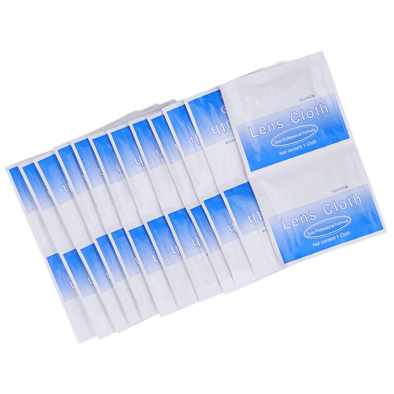 48pcs Lens Cleaning Wipes Disposable Screen Cleaning Papers for Eyeglasses