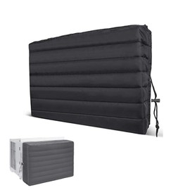 J&C AC Covers for Inside Air Conditioner Cover AC Cover Air Conditioner Cover Indoor Window Air Conditioner Cover Air Conditioner Covers for Window Units Window Ac Covers for Winter (28 x 20 x 3.5 in, black)