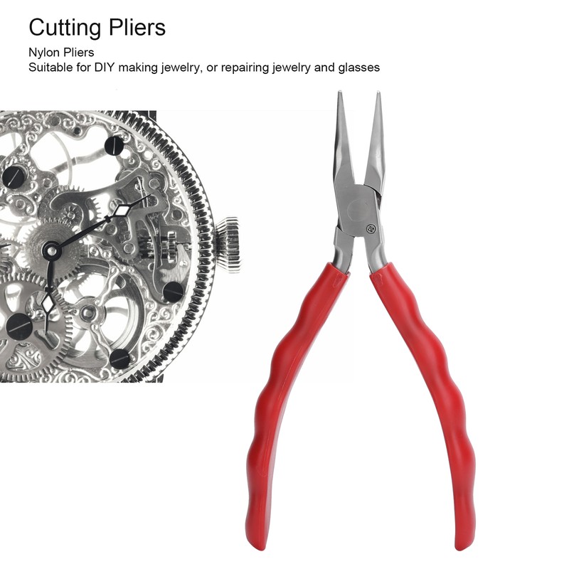 Nylon Pliers Mini Stainless Steel Jewelry Glasses Clamp DIY Making