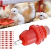 QANYEGN 100Pcs Poultry Screw Style Nippler Waterer, Chicken Nippler Drinker