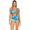 Sunsets Brandi Bralette - Bikini para mujer, Seascape, M