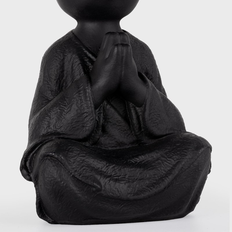 Meditating Cat Bookends, Zen Style Decorative Cat Statue Bookends, Heavy