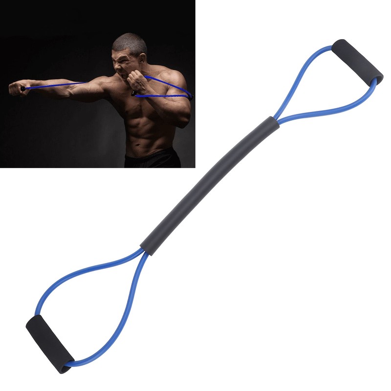 Resistance Band with Handle for Exercise Working Out Boxing Stretching