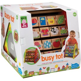 Alex Jr. ALE1993 Busy Tot Wooden Activity Triangle- NEW